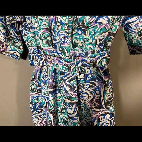 80s Cabrais Dress - Picture 3 of 4